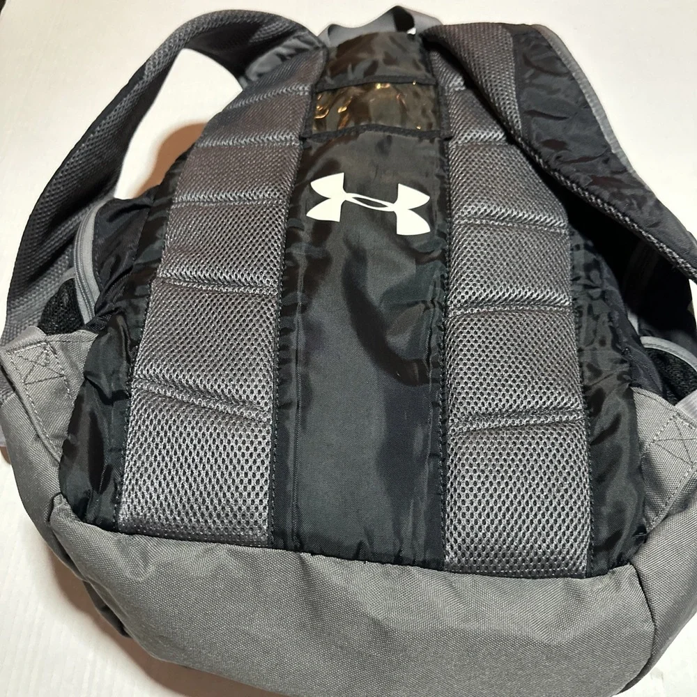 Under Armour Backpack Protect This House Gray Black  14